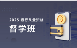 2025年银行从业资格证督学班（初级）【第2期】